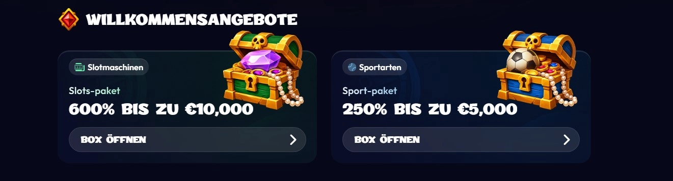 Smash Casino Willkommenspaket